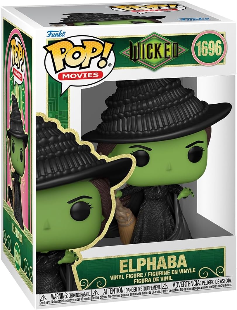 Pop Movies Wicked 3.75 Inch Action Figure - Elphaba #1696