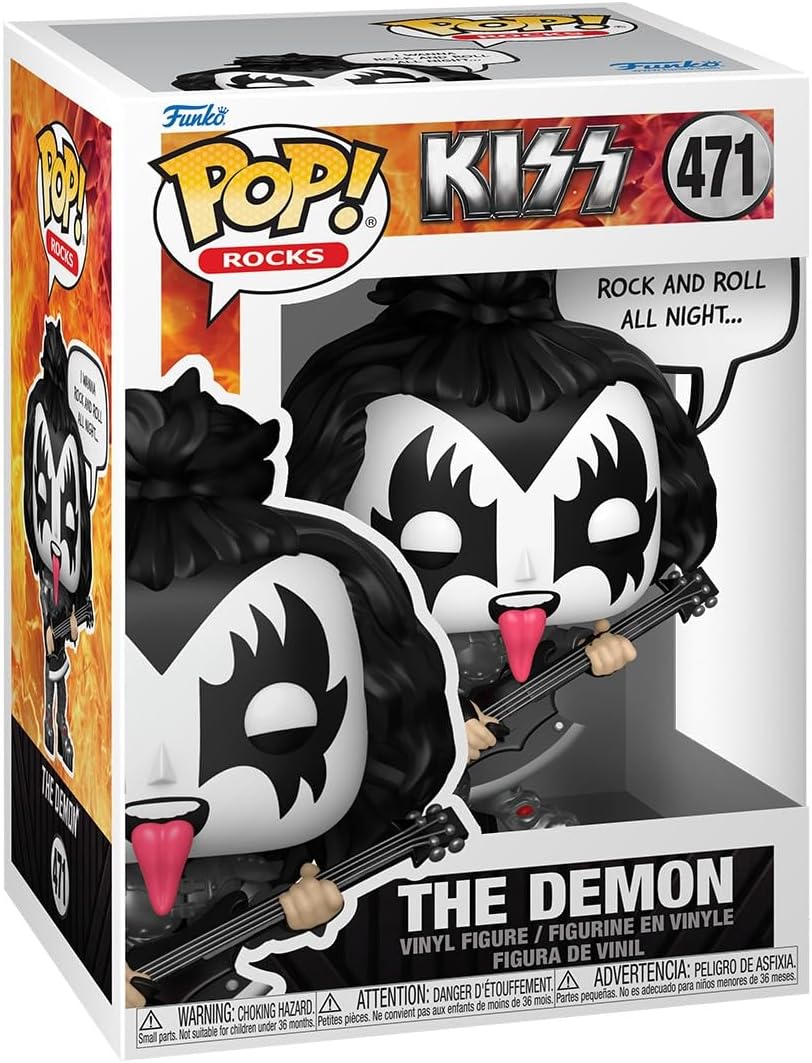 Pop Rocks KISS 3.75 Inch Action Figure - The Demon #471