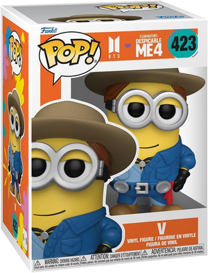 Pop Rocks Minions x BTS 3.75 Inch Action Figure - Minion V #423