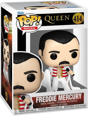 Pop Rocks Queen 3.75 Inch Action Figure - Freddie Mercury (with Cape) #414