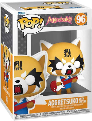 Pop Sanrio Aggretsuko 3.75 Inch Action Figure - Aggretsuko with Guitar #96