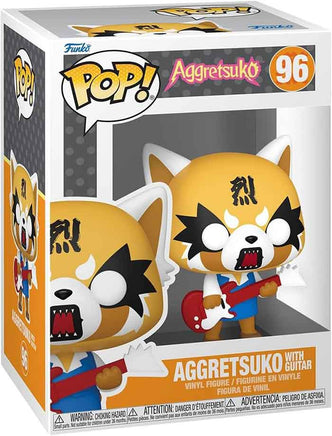 Pop Sanrio Aggretsuko 3.75 Inch Action Figure - Aggretsuko with Guitar #96