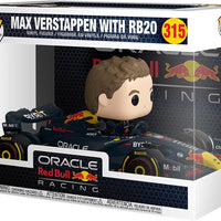 Pop Sports Formula 1 3.75 Inch Action Figure Deluxe - Max Verstappen with RB20 #315