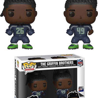 Pop Sports NFL Football 3.75 Inch Action Figure 2-Pack - The Griffin Brothers