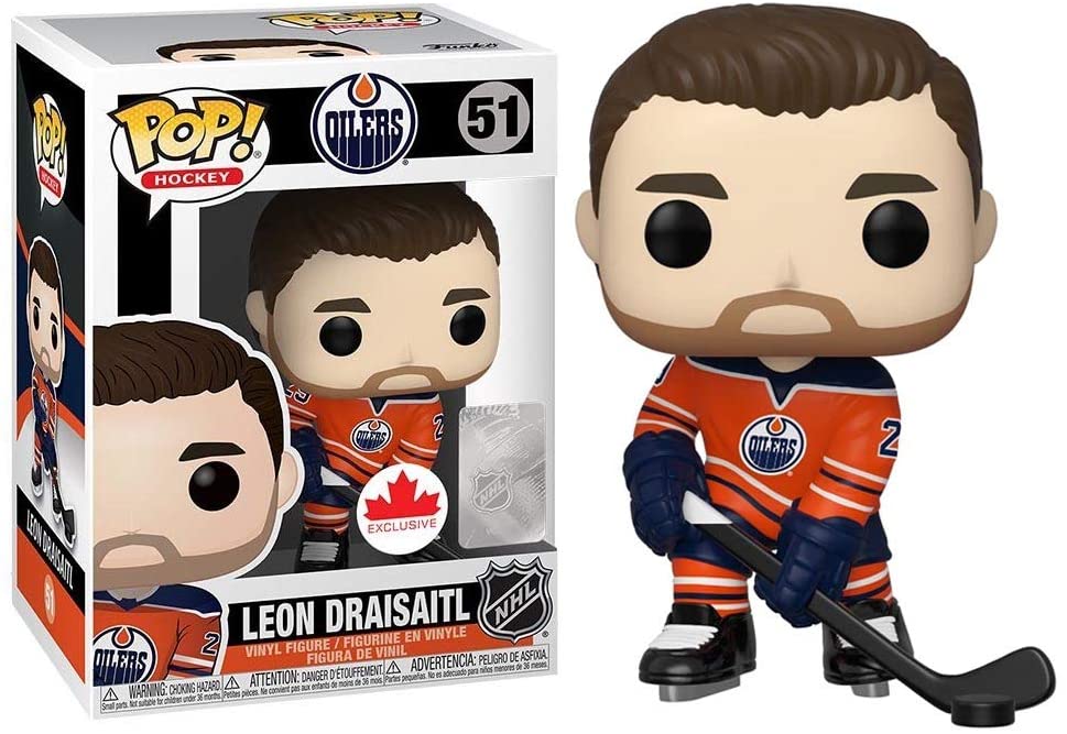 Pop Sports NHL Hockey 3.75 Inch Action Figure Edmonton Oilers - Leon Draisaitl #51