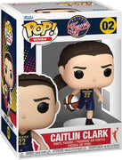 Pop Sports WNBA Basketball 3.75 Inch Action Figure - Caitlin Clark #02 with Pop Protector