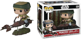 Pop Star Wars 3.75 Inch Action Figure - Princess Leia with Speeder Bike #228