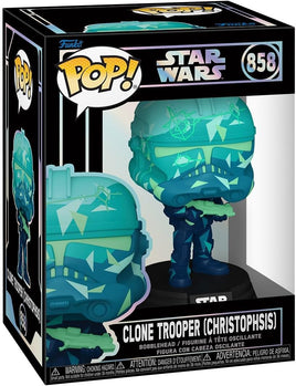 Pop Star Wars 3.75 Inch Static Figure Artist Series - Clone Trooper (Christophsis) #858
