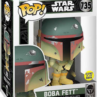 Pop Star Wars 3.75 Inch Action Figure - Boba Fett (Glow in The Dark) #735