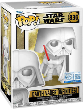 Pop Star Wars 3.75 Inch Action Figure - Darth Vader White #836