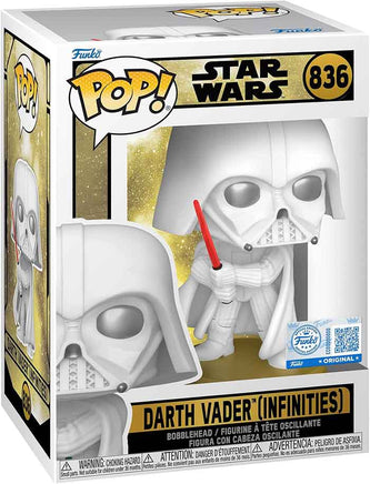 Pop Star Wars 3.75 Inch Action Figure - Darth Vader White #836