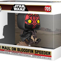 Pop Star Wars 3.75 Inch Action Figure Deluxe - Darth Maul on Bloodfin Speeder #705