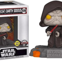 Pop Star Wars 3.75 Inch Action Figure Deluxe Exclusive - Darth Sidious Glow in The Dark #519