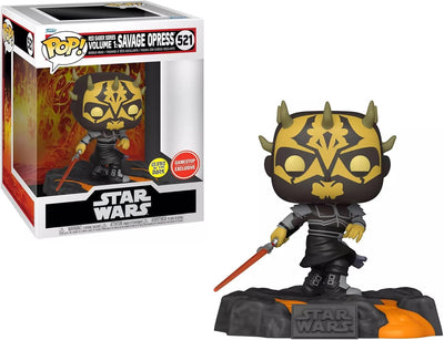 Pop Star Wars 3.75 Inch Action Figure Deluxe Exclusive - Savage Opress With Base #521