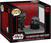 Pop Star Wars 3.75 Inch Action Figure Deluxe - Kylo Ren with Darth Vader's Helmet #739