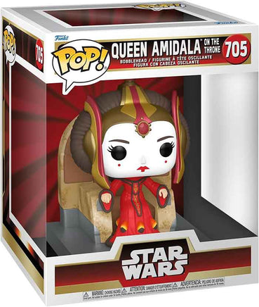 Pop Star Wars 3.75 Inch Action Figure Deluxe - Queen Amidala on The Throne #705