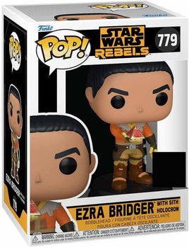 Pop Star Wars 3.75 Inch Action Figure Exclusive - Ezra Bridger with Sith Holocron #779