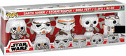 Pop Star Wars 3.75 Inch Action Figure Exclusive - Holiday Snowman 5-Pack
