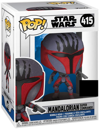 Pop Star Wars 3.75 Inch Action Figure Exclusive - Mandalorian Super Commando