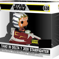 Pop Star Wars 3.75 Inch Action Figure Rides Exclusive - Ahsoka Tano in Delta-7B #638
