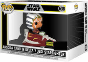 Pop Star Wars 3.75 Inch Action Figure Rides Exclusive - Ahsoka Tano in Delta-7B #638