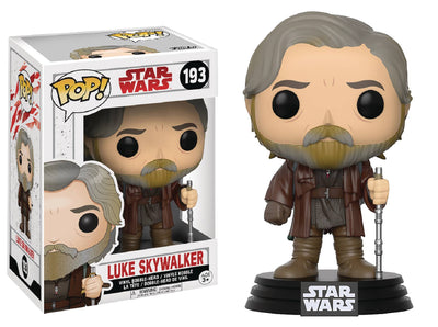 Pop Star Wars 3.75 Inch Action Figure The Last Jedi - Luke Skywalker #193