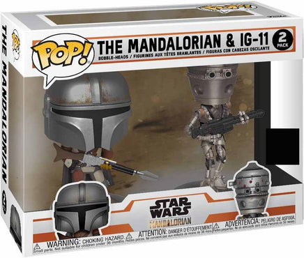 Pop Star Wars The Mandalorian 3.75 Inch Action Figure 2-Pack Exclusive - The Mandalorian & IG-11