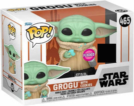 Pop Star Wars The Mandalorian 3.75 Inch Action Figure Exclusive - Grogu with Cookies #465
