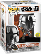 Pop Star Wars The Mandalorian 3.75 Inch Action Figure Exclusive - Mandalorian with Darksaber #491