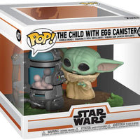 Pop Star Wars The Mandalorian 3.75 Inch Action Figure - The Child Baby Yoda with Egg Canister #407