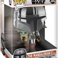 Pop Star Wars The Mandalorian 10 Inch Action Figure - The Mandalorian with The Child #380