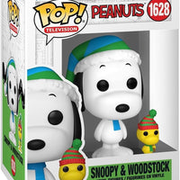 Pop Television Peanuts 3.75 Inch Action Figure - Snoopy & Woodstock #1628