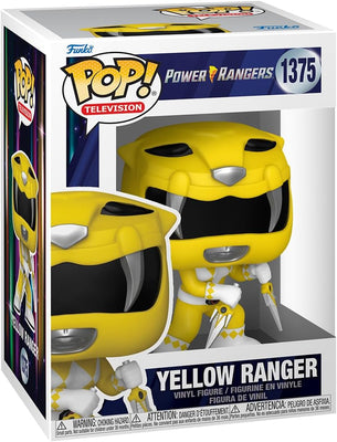 Pop Television Power Rangers 3.75 Inch Action Figure - Yellow Ranger #1375