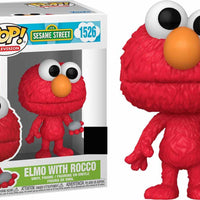 Pop Television Sesame Street 3.75 Inch Action Figure Exclusive - Elmo with Rocco #1526