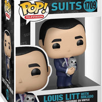 Pop Television Suits 3.75 Inch Action Figure - Louis Litt with Mikado #1709