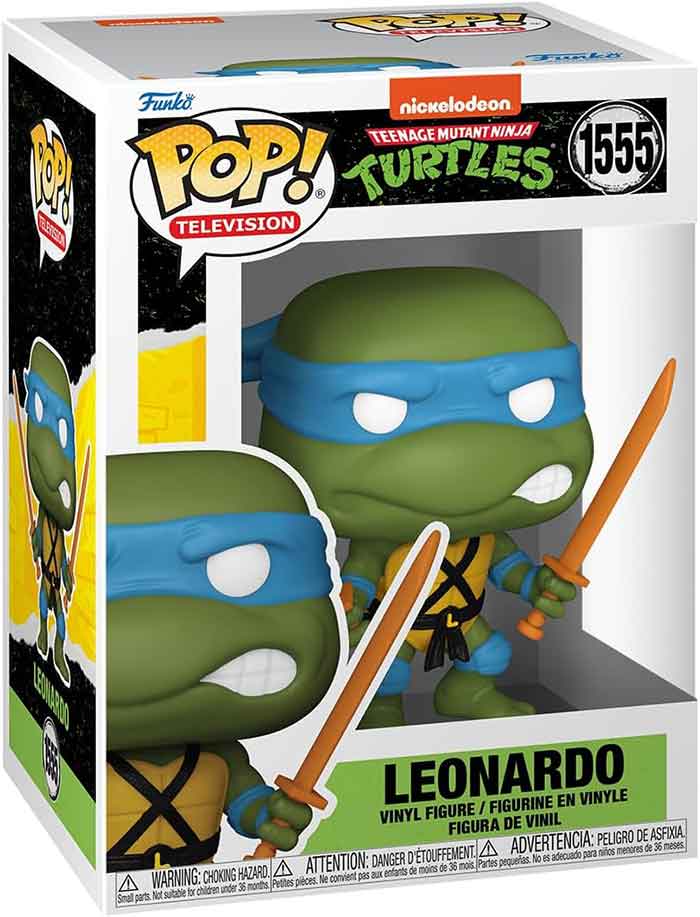 Pop Television Teenage Mutant Ninja Turtles 3.75 Inch Action Figure - Leonardo #1555