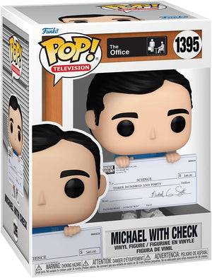 Pop Television The Office 3.75 Inch Action Figure - Michael With Check #1395