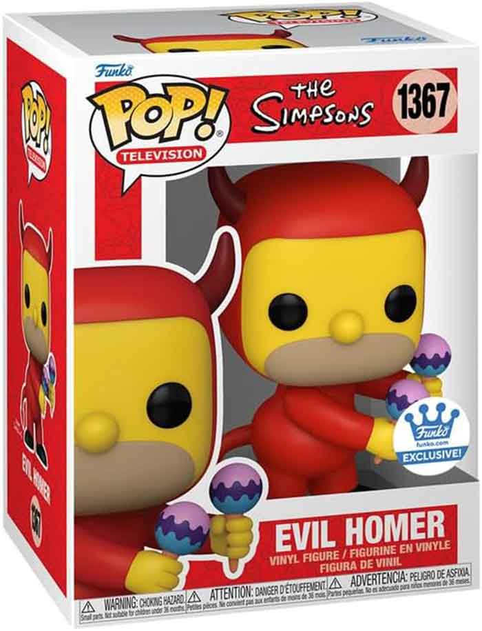 Pop Television The Simpsons 3.75 Inch Action Figure Exclusive - Evil Homer #1367