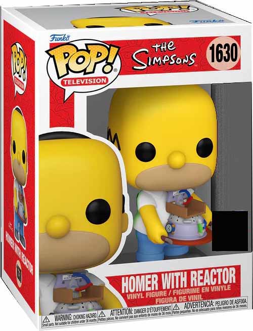 Pop Television The Simpsons 3.75 Inch Action Figure Exclusive - Homer With Reactor #1630