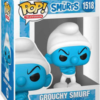 Pop Television The Smurfs 3.75 Inch Action Figure - Grouchy Smurf #1518
