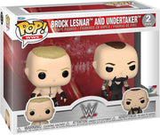 Pop WWE 3.75 Inch Action Figure 2-Pack - Brock Lesnar and Undertaker