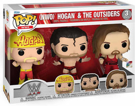 Pop WWE 3.75 Inch Action Figure Box Set - Hulk Hogan & Outsiders 3-Pack