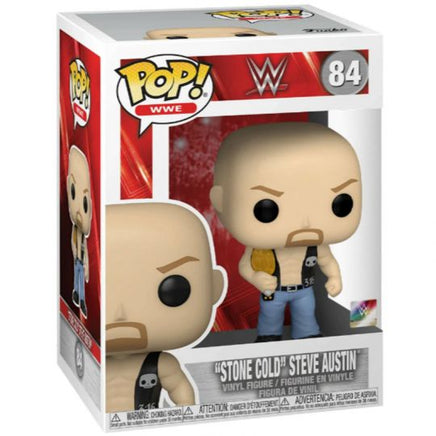 Pop WWE 3.75 Inch Static Figure - Stone Cold Steve Auston #84
