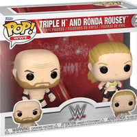 Pop WWE Wrestling 3.75 Inch Action Figure 2-Pack - Triple H and Ronda Rousey