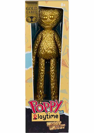 Poppy Playtime Bendable 12 Inch Action Figure Deluxe Wave 2 Exclusive - Gold Huggy Wuggy Gold Label