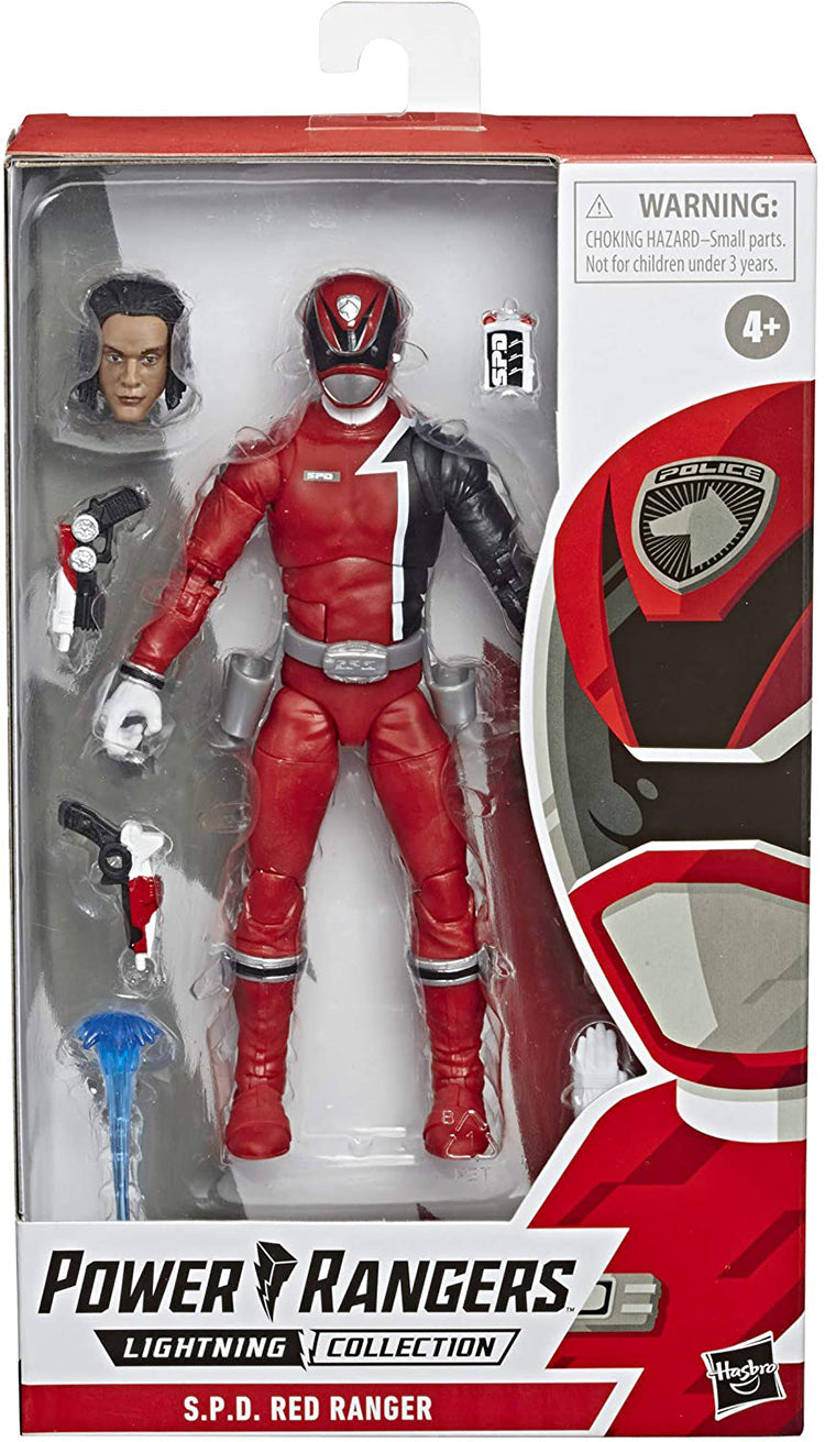 Power Rangers 6 Inch Action Figure Lightning Collection - S.P.D. Red Ranger