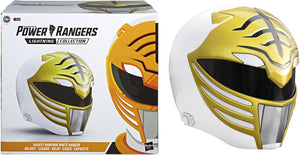 Power Rangers Lightning Collection Life Size Helmet Roleplay Replica - White Ranger Helmet Reissue