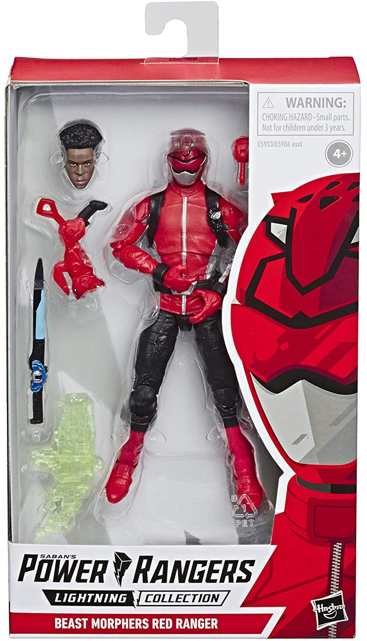 Power Rangers Lightning Collection 6 Inch Action Figure Wave 2 - Beast Morphers Red Ranger