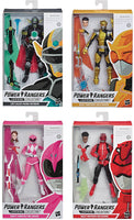 Power Rangers Lightning Collection 6 Inch Action Figure Wave 2 - Set of 4 (BM Red - BM Gold - LG Magna - MMPR Pink)