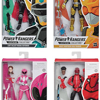 Power Rangers Lightning Collection 6 Inch Action Figure Wave 2 - Set of 4 (BM Red - BM Gold - LG Magna - MMPR Pink)